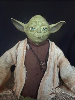 Star Wars Electronic Ask Yoda Questions Figure 2004 Tested Works 8" Hasbro